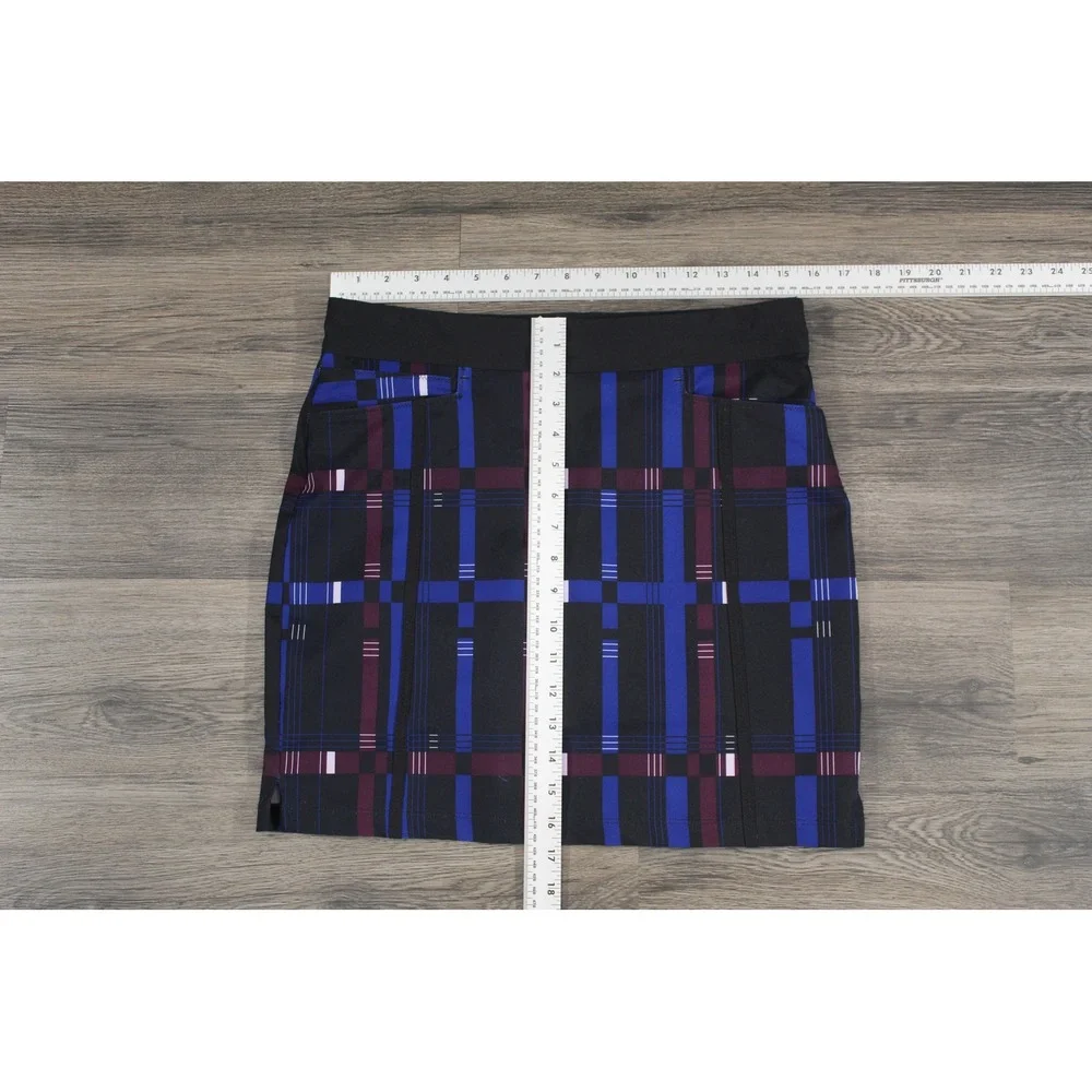 Adidas Golf Skort Pull On Plaid Athletic‎ Performance Skirt XS